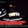 Explozie intr-o garsoniera din Giurgiu. Un barbat a fost ranit iar alte 14 ...