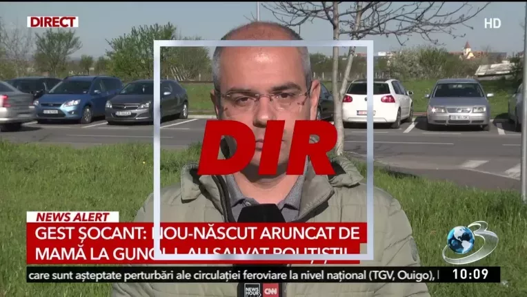 Bebelus nascut in toaleta unui magazin din Ramnicu Valcea, abandonat intr-un sac