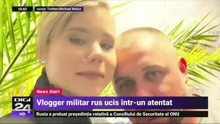 Cine este presupusa ucigasa a vloggerului rus Vladlen Tatarski