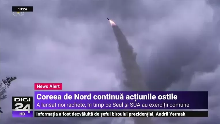 Coreea de Nord a lansat mai multe rachete de croaziera in largul coastelor estice