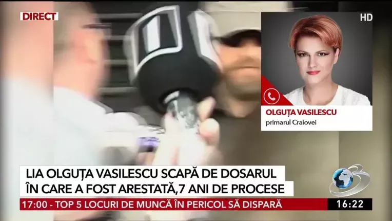 Lia Olguta Vasilescu scapa de dosarul in care a fost arestata, dupa sapte ani de procese