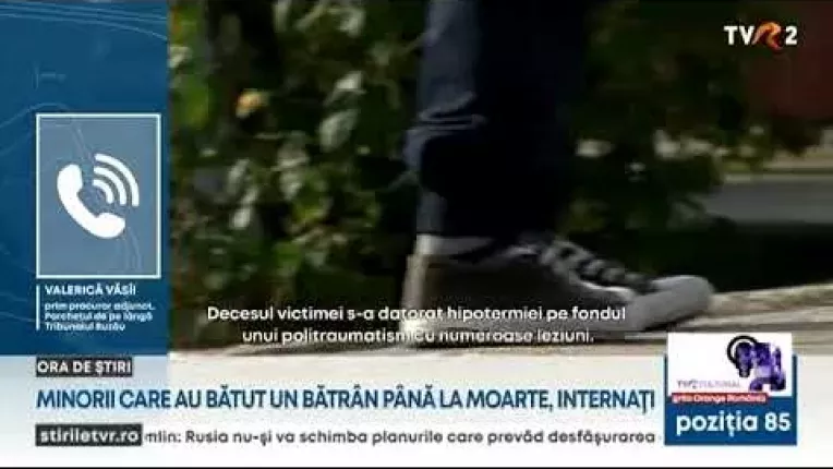 Minori internati in centre speciale dupa ce au batut un batran