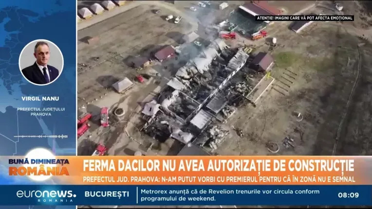 Pensiunea Ferma Dacilor nu avea autorizatie de construire. Prefect: Nu stiam de existenta pensiunii