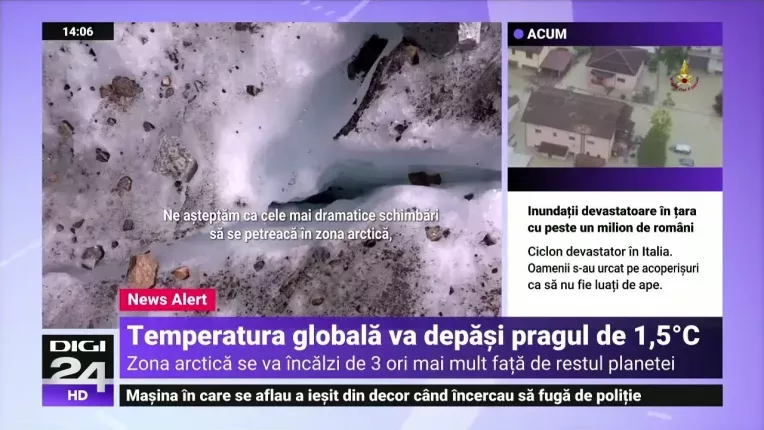 Planeta va depasi pragul incalzirii globale de 1,5 grade Celsius pana in 2027