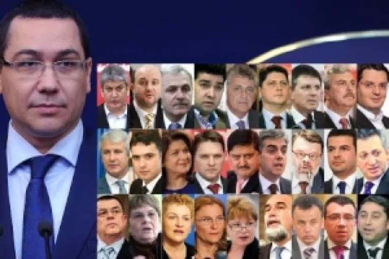 Premierul Victor Ponta si ministrii Cabinetului sau au fost votati de Parlament si au depus juramantul de investitura in functii 