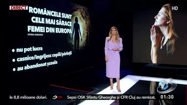 Romancele sunt cele mai sarace femei din Europa. 1 din 5 este casnica