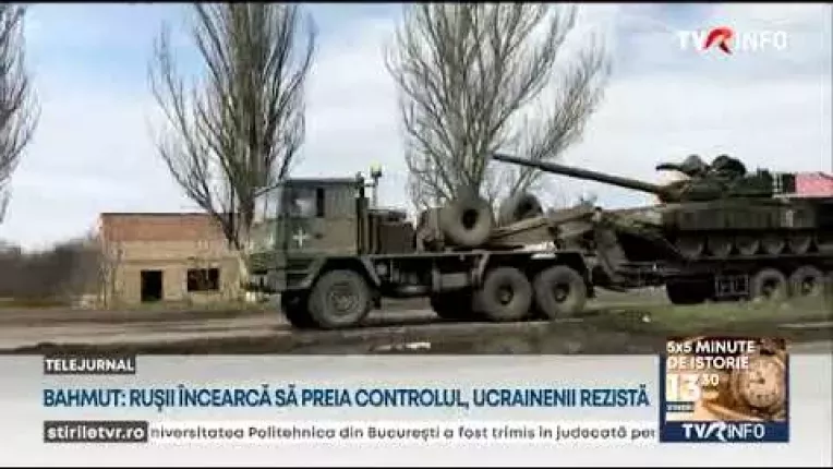 Rusii incearca sa preia controlul asupra orasului Bahmut, ucrainenii rezista