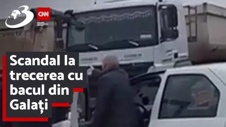 Scandal la trecerea cu bacul din Galati