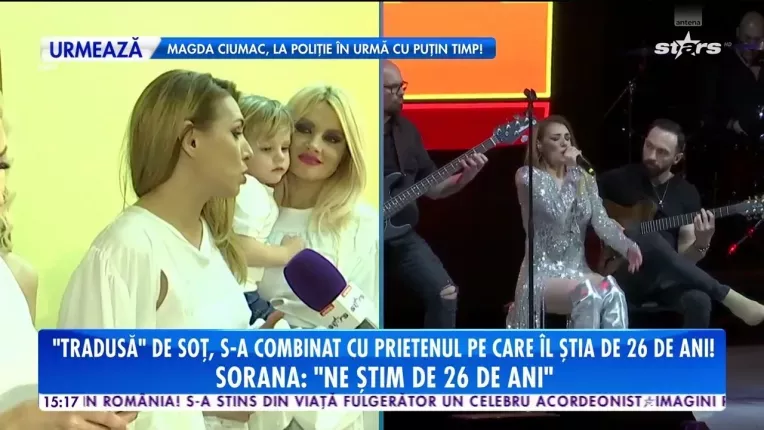 Sorana de la ASIA s-a combinat cu prietenul pe care l-a cunoscut acum 26 de ani