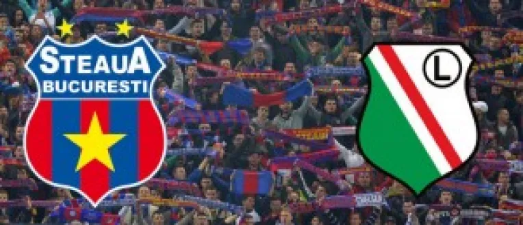 Steaua Bucuresti si Legia Varsovia au terminat la egalitate, 1-1 