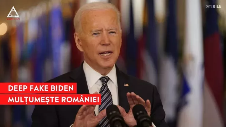 Un video fake cu Biden tinand un discurs despre Romania s-a viralizat