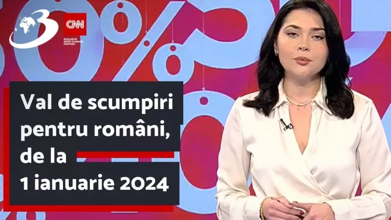 Val de scumpiri pentru romani, de la 1 ianuarie 2024